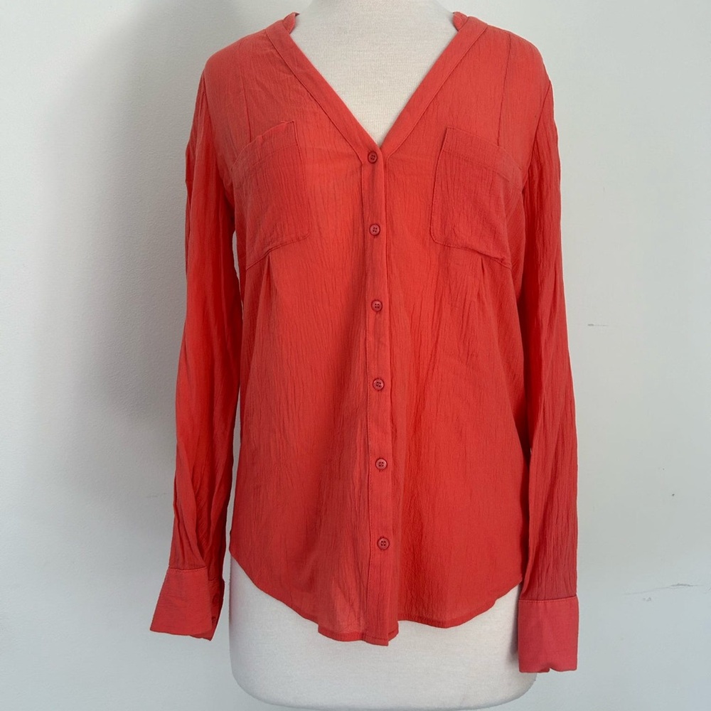 Joie Orange Button Up - image 1